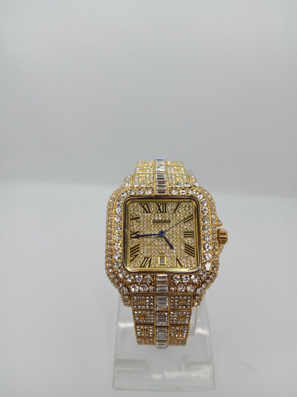 Cartier Gold Diamond Stone Watch